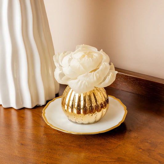 Sweet Grace | Flower Diffuser Metallic Vessel
