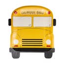 Paper Plates | School Bus Shaped