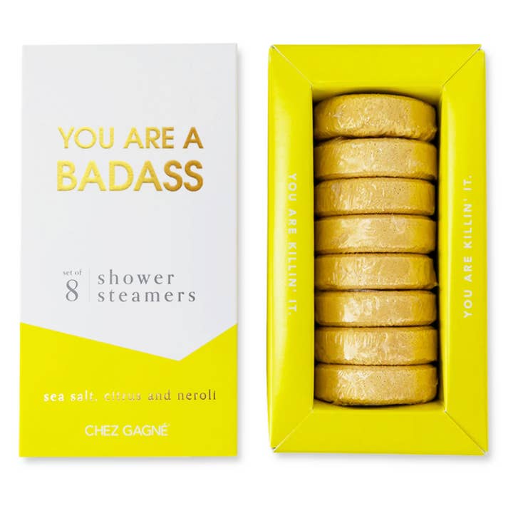 Shower Steamers | Sea Salt, Citrus, Neroli | You Are A Badass