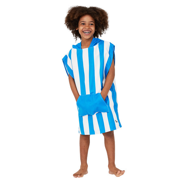 D&B Kids Quick Dry Poncho | Bondi Blue