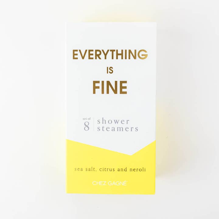Shower Steamers | Sea Salt, Citrus & Neroli | Everything Is Fine
