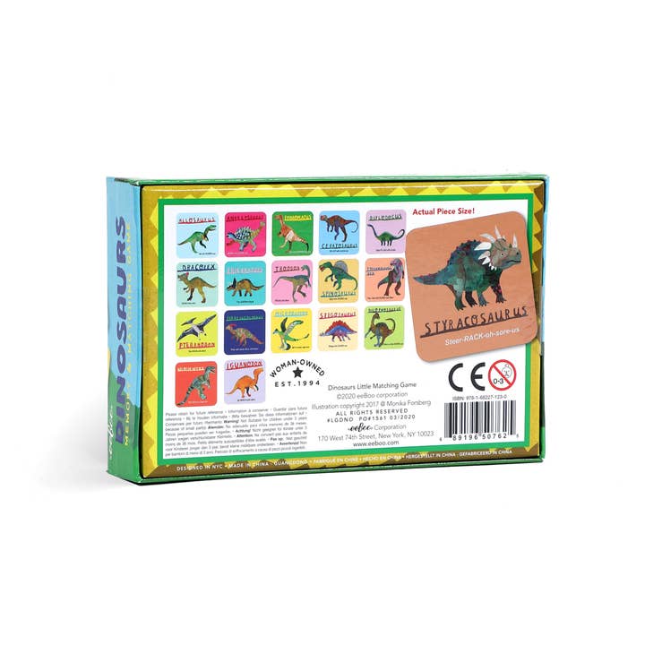 Memory & Matching Game | Little | Dinosaurs