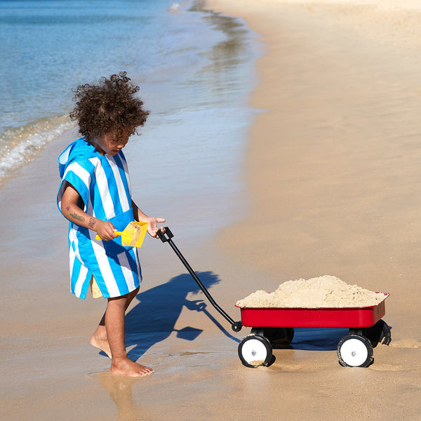 D&B Kids Quick Dry Poncho | Bondi Blue