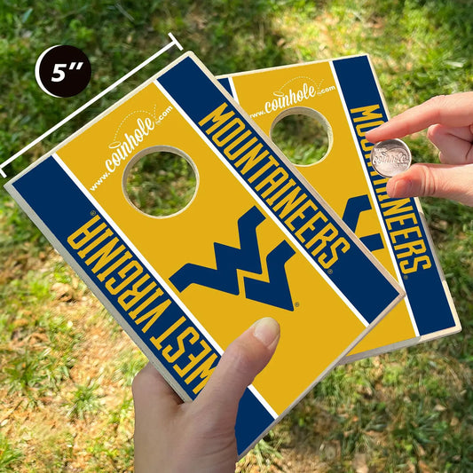 Coinhole Tabletop Game Set | West Virginia University