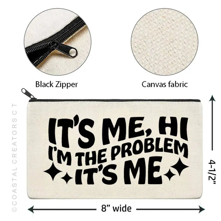 Canvas Zipper Bag | It's Me, Hi