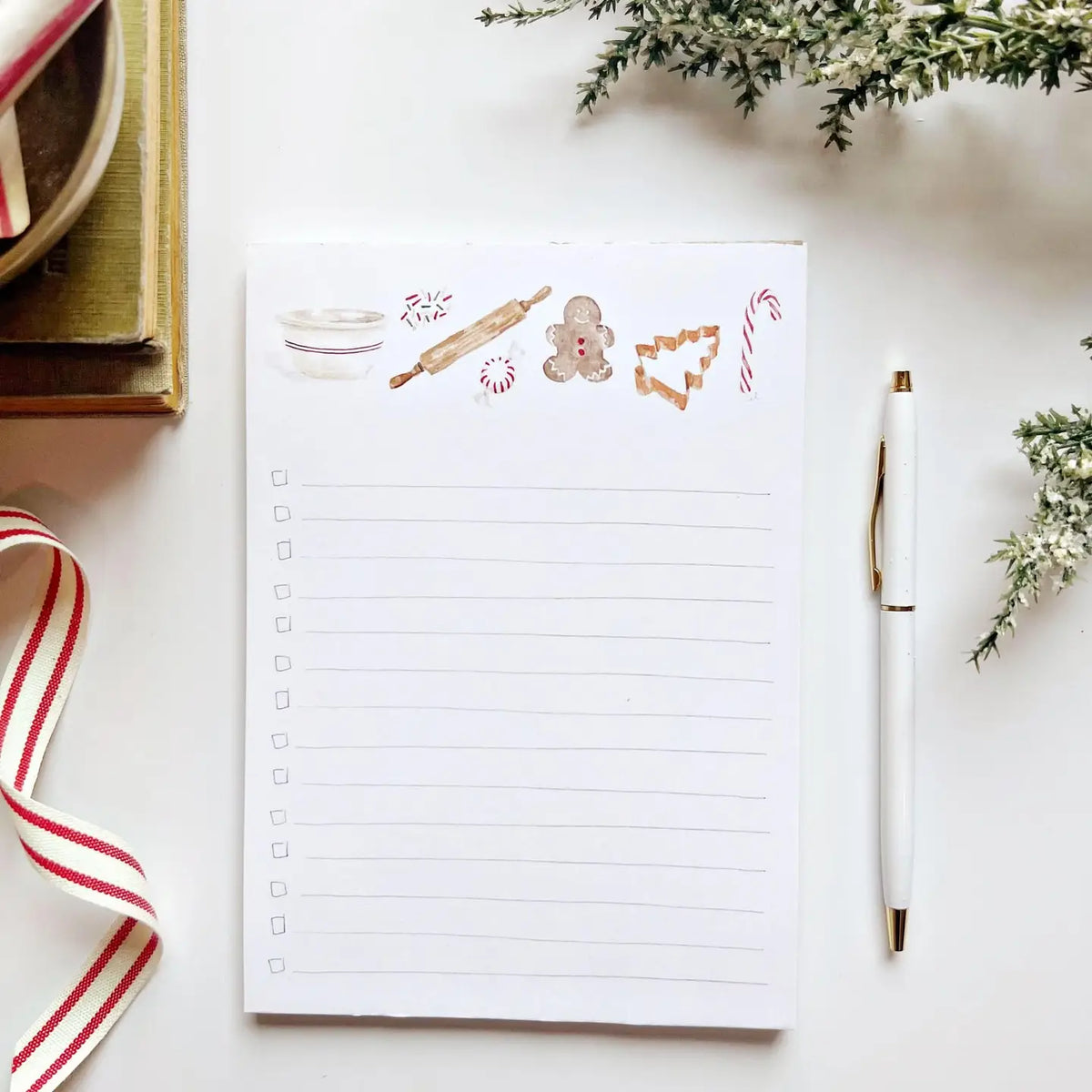 Christmas Checklist Notepad | Christmas Sweets