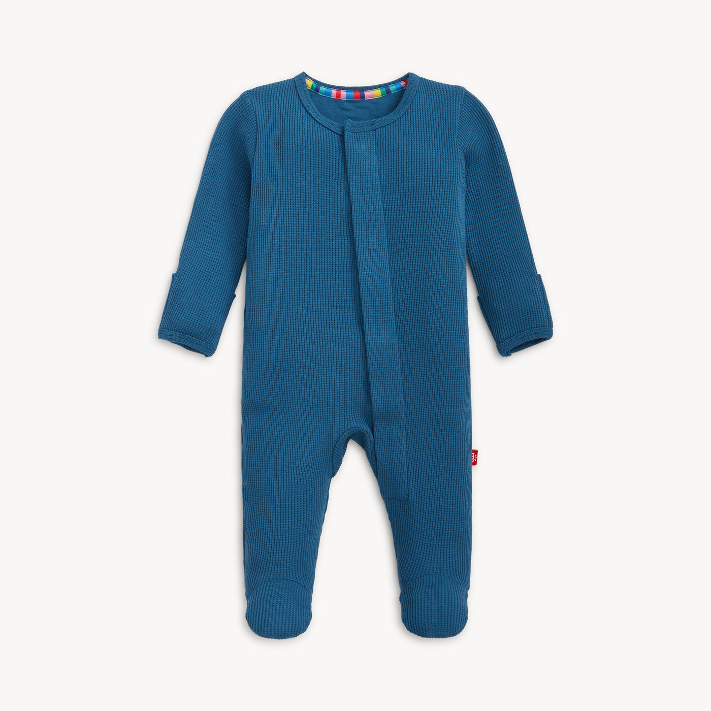 Magnetic Me Footie | Dark Blue Waffle