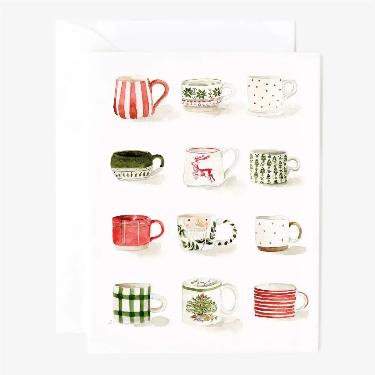 Notecards | Christmas Mugs
