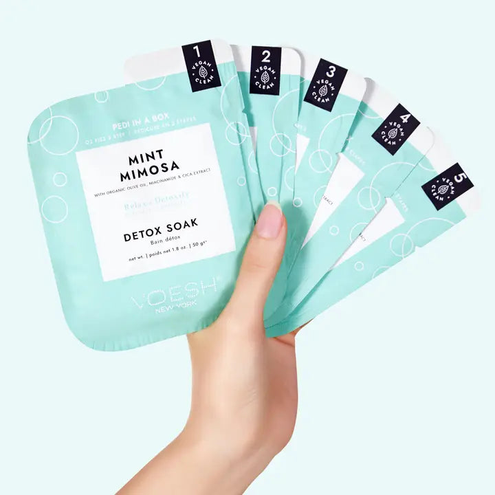 Pedi in A Box | O2 Fizz 5 Step | Mint Mimosa