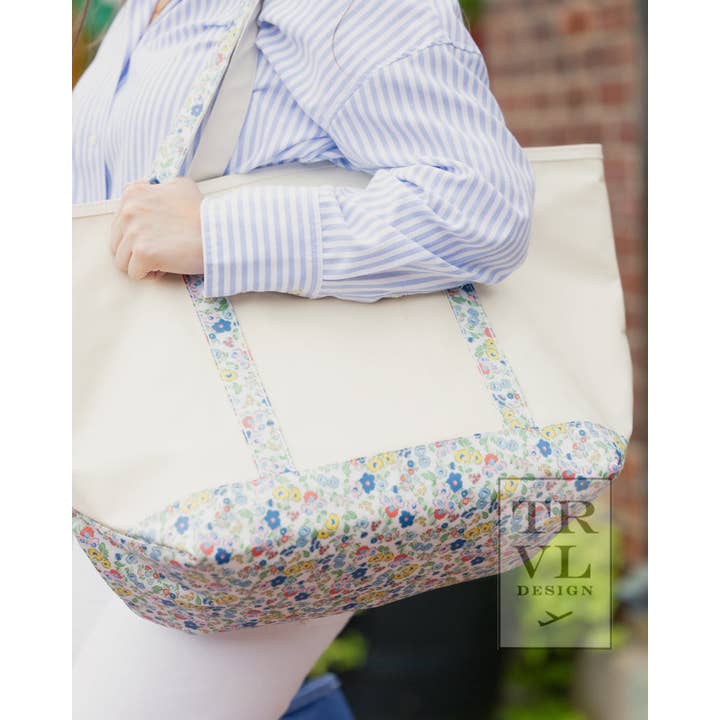 Maxi Tote | Posies Trim