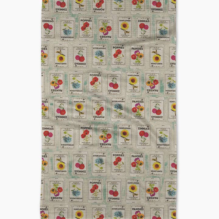 Tea Towel | Flower Seed Packs
