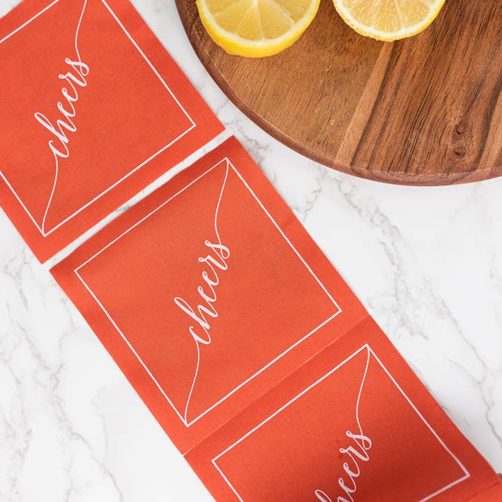 Cocktail Napkin Roll | Late Sunset