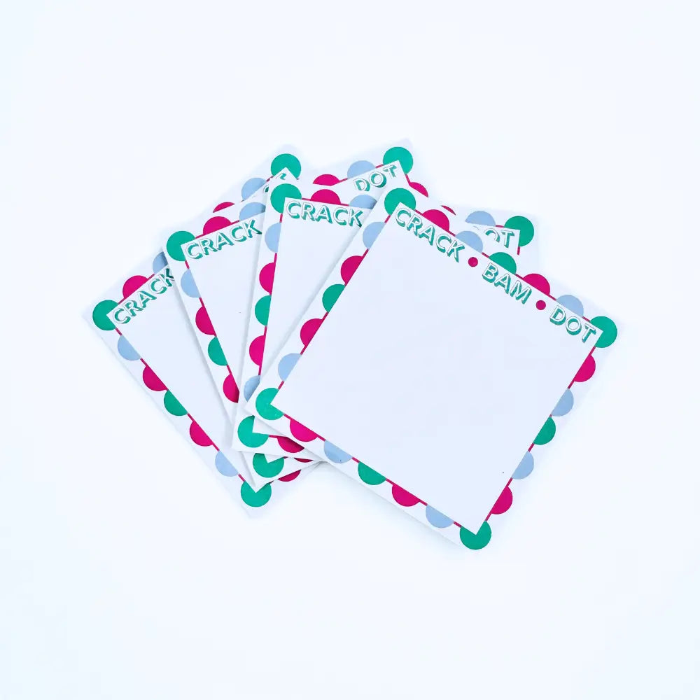 Mahjong Sticky Note Pads | Set of 4