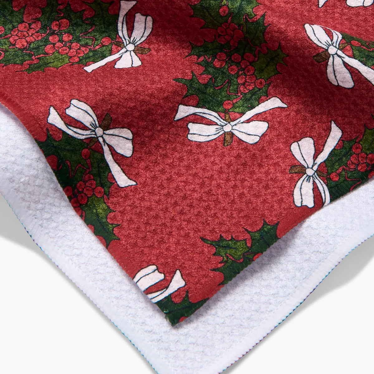 Tea Towel | Christmas Berry Bow