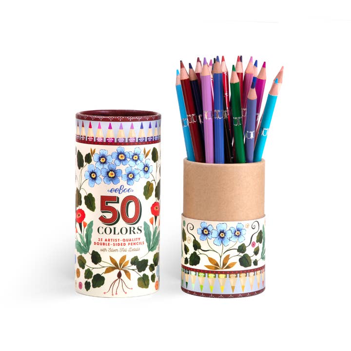 Double-Sided Colored Pencils | Flora | Cream