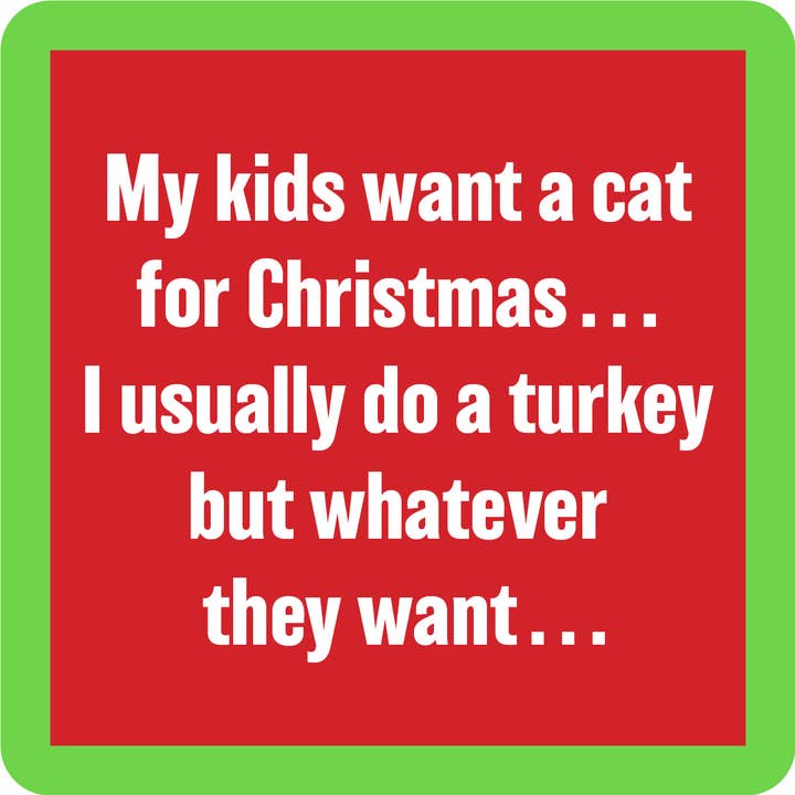 Coaster | Xmas Cat