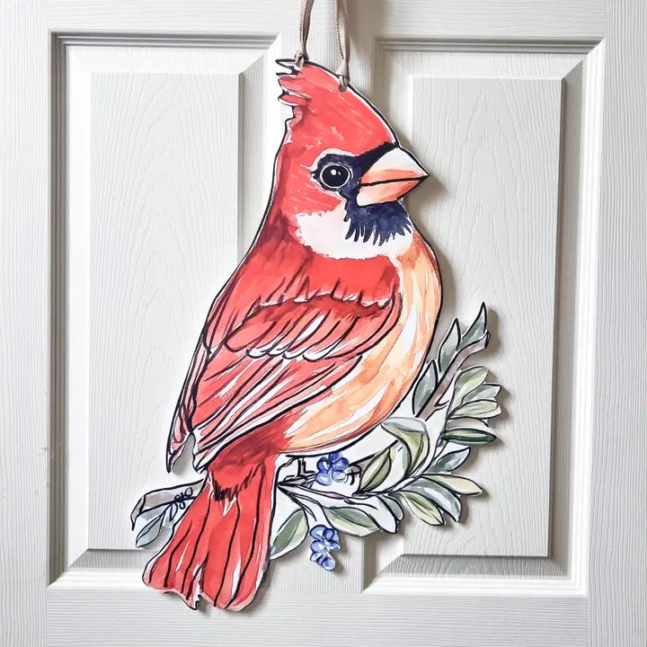 Door Hanger | Red Cardinal