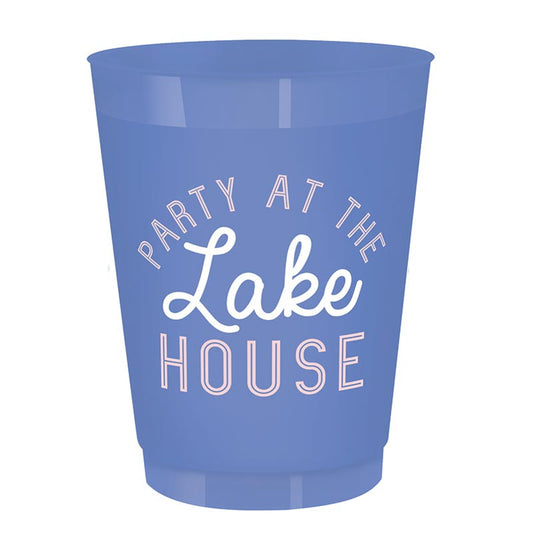 Frosted Party Cups | Party Lake House