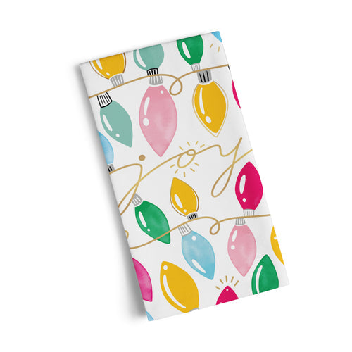 Tea Towel | Merry Joy Lights