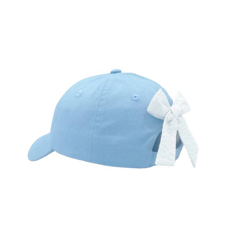 Baseball Hat with Bow | Blue North Carolina