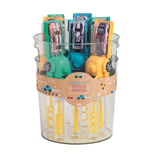 Bubble Wand Race Car Launchers | Assorted