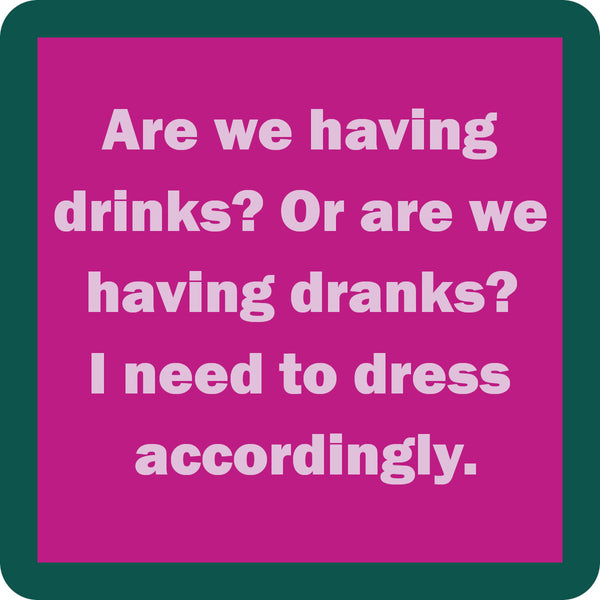 Drinks Dranks Coaster