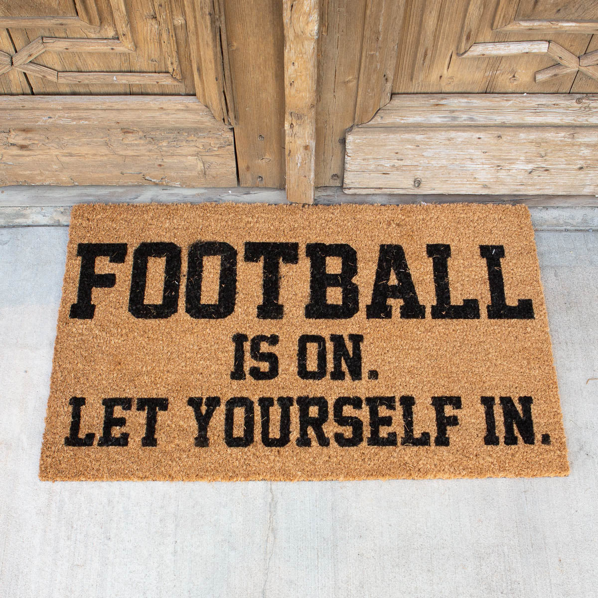 Football Is On Doormat