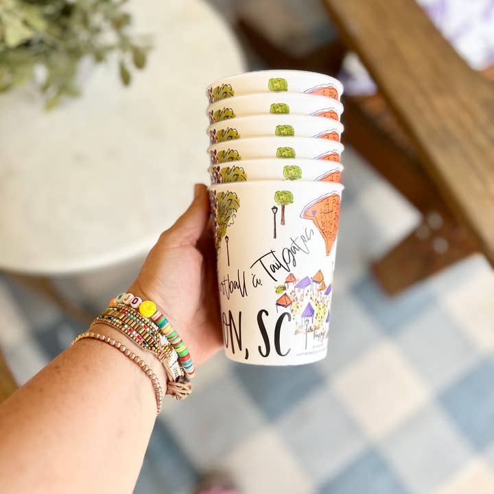 Clemson Reusable Tailgating Cups