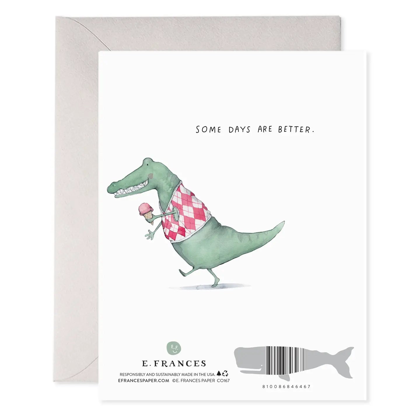 Greeting Card | Alligator Hard Day Encouragement
