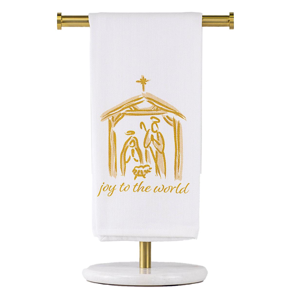 Hand Towel | Joy To The World Nativity