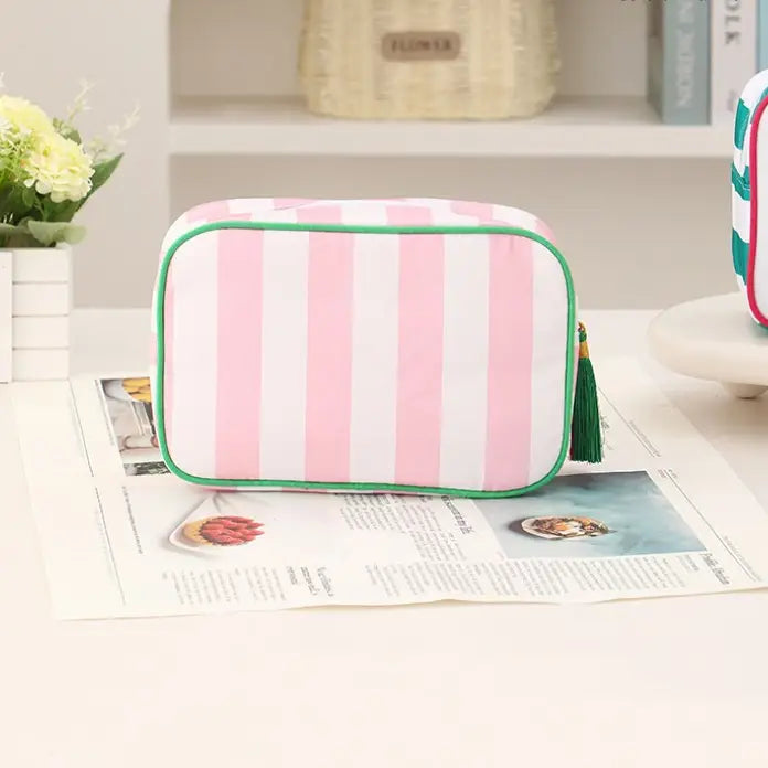Striped Pouch | Pink