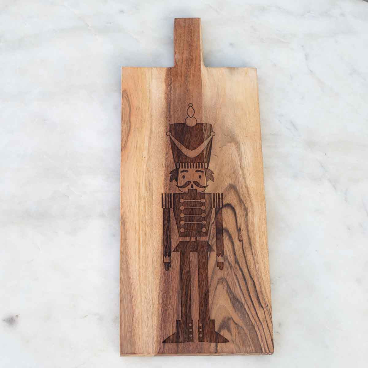 Nutcracker Serving Board Natural