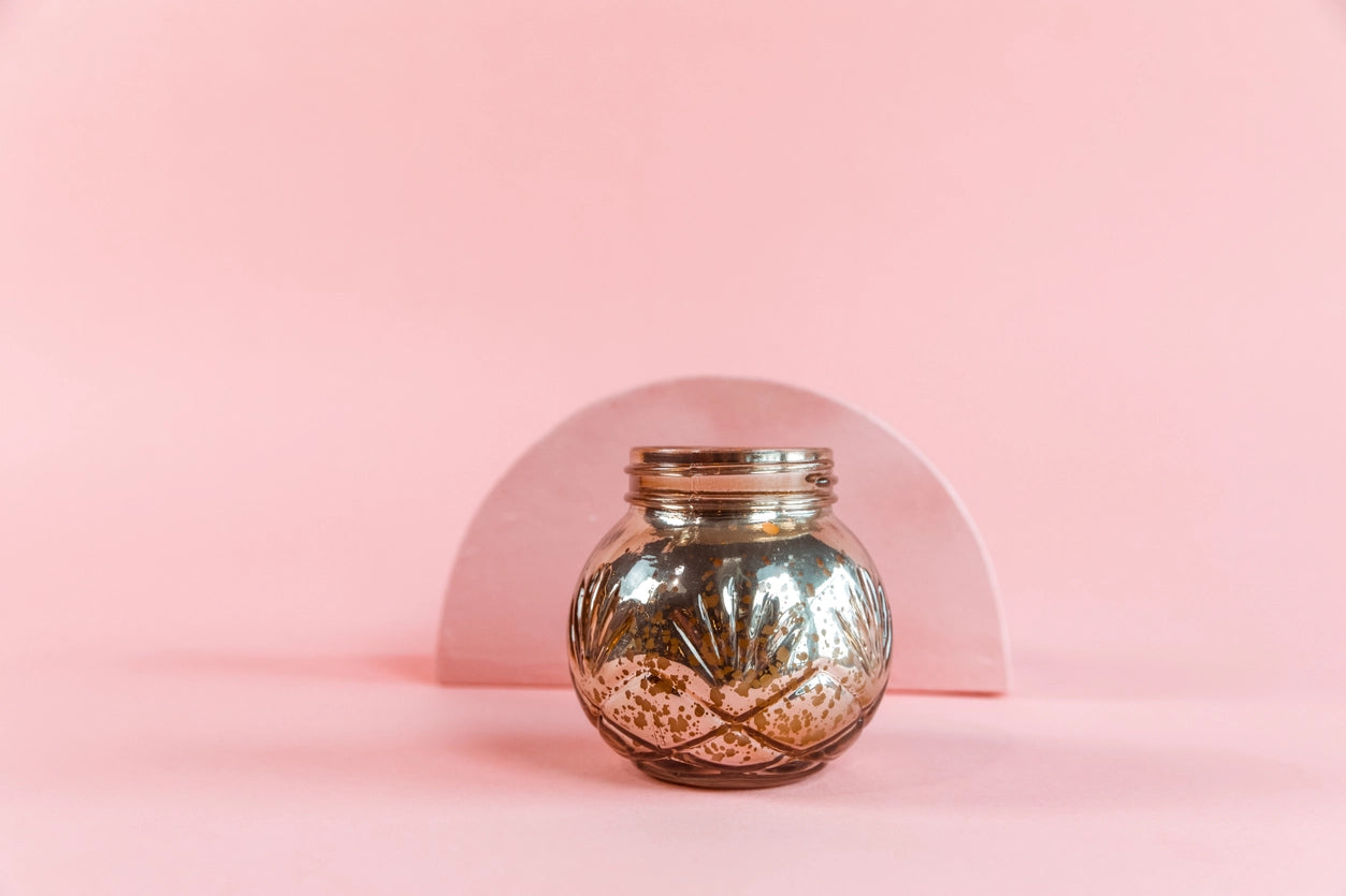 Sweet Grace | Candle | Blush-Tones Mercury Glass