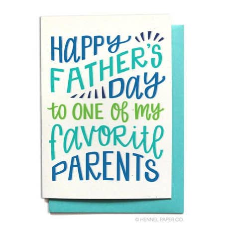Father’s Day Card | Favorite Parents