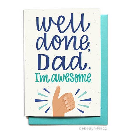 Father’s Day Card | Well Done Dad