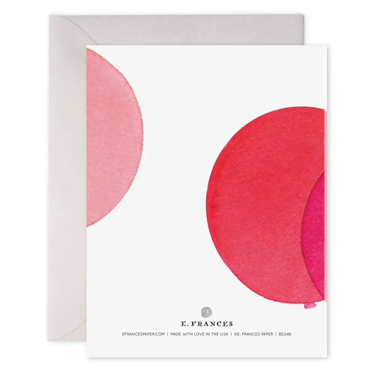 Greeting Card | Pink Balloons Birthday