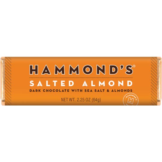 Chocolate Bar | Salted Almond | Dark Chocolate
