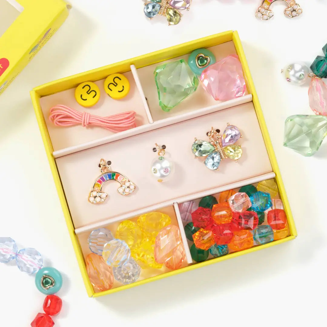 Rainbow Charm Theme Mini Bead Kit