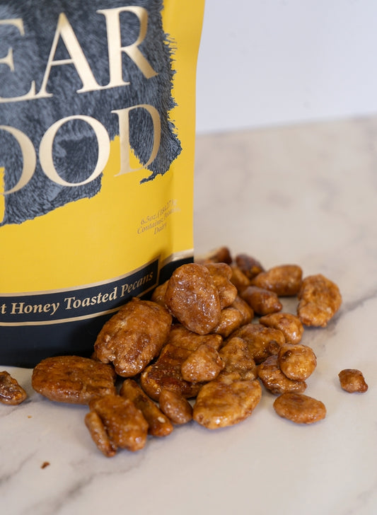 6.5oz Pouch | Honey Toasted Gourmet Pecans