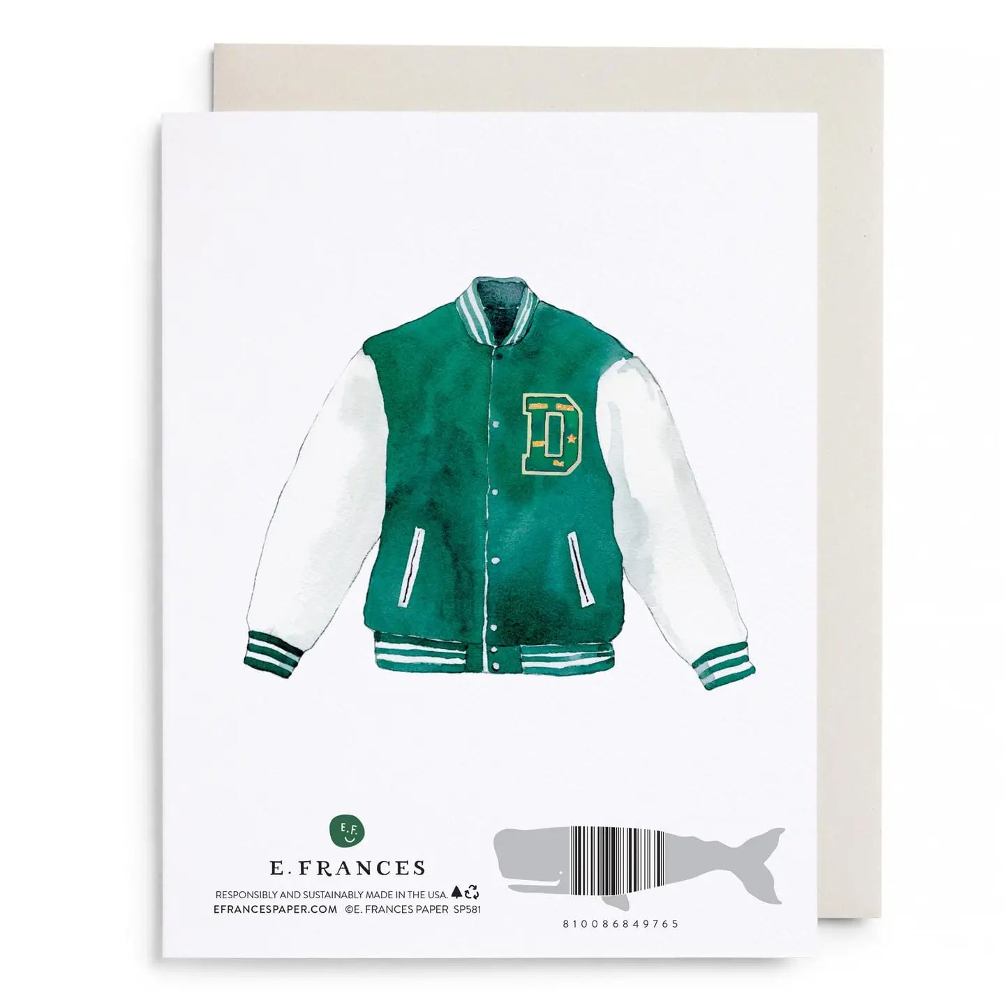 Greeting Card | MVP Dad Varsity Jacket