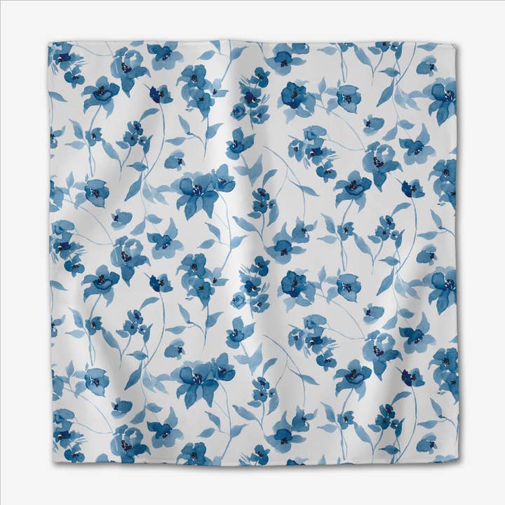 Dinner Napkin Set | Blue Floral