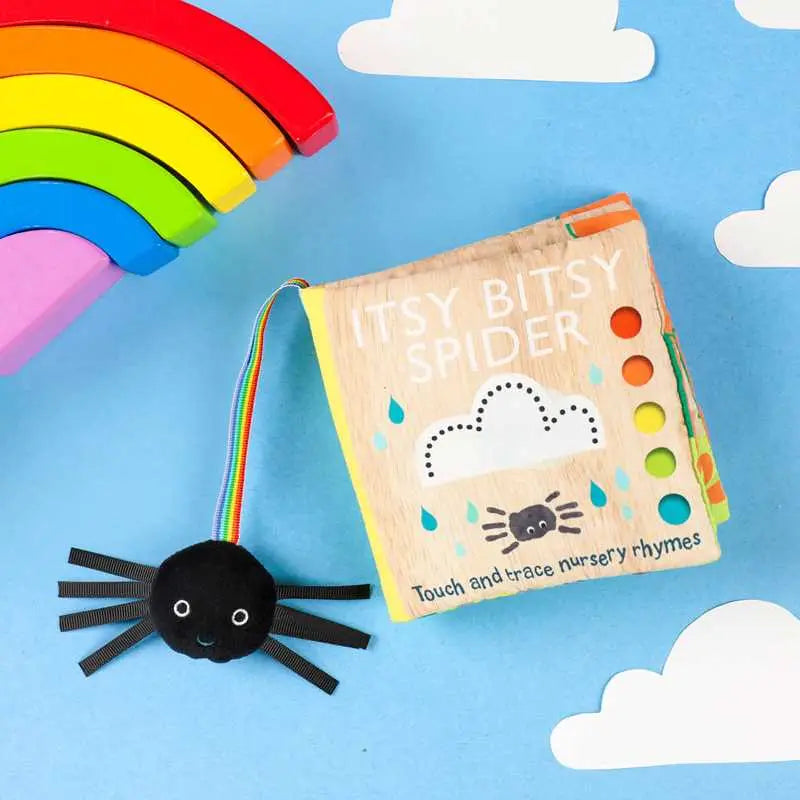 Touch and Trace Nursery Rhymes: Itsy Bitsy Spider Cloth Book