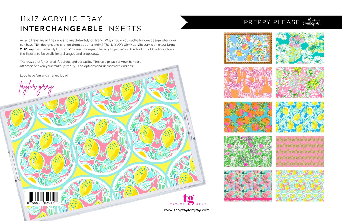 Acrylic Tray Inserts | Preppy Please