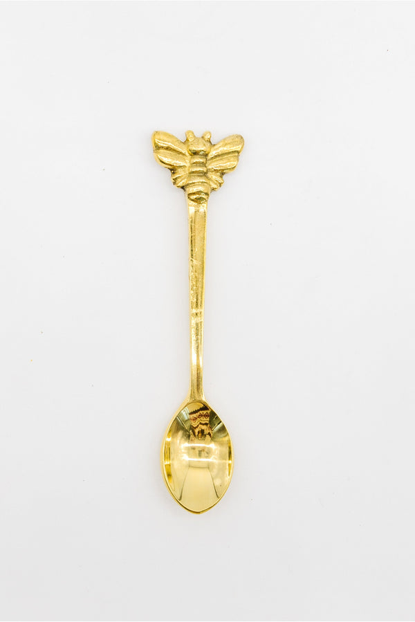 Brass Spoons with Bee