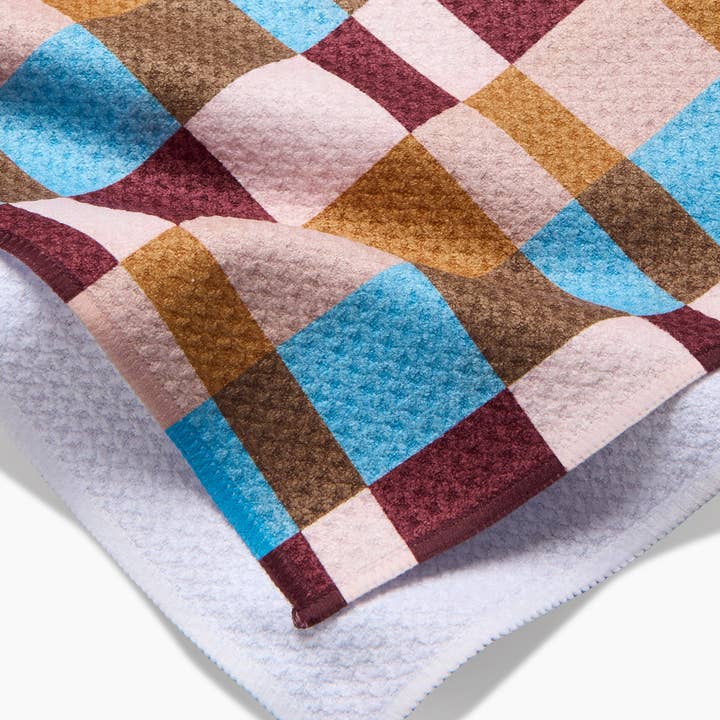 Tea Towel | Cozy Day Checkers