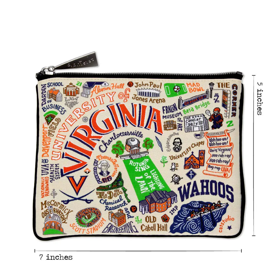 University of Virginia Collegiate Zip Pouch