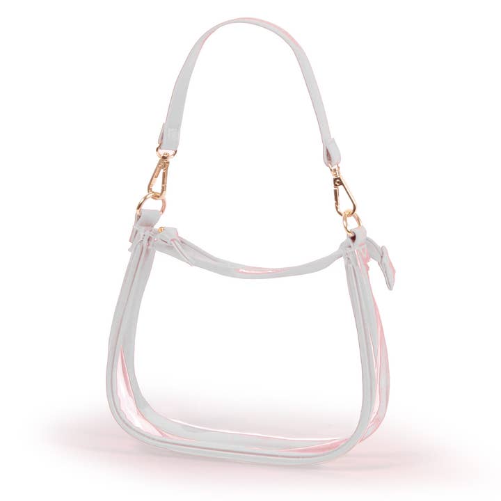 Clara Clear Purse | White