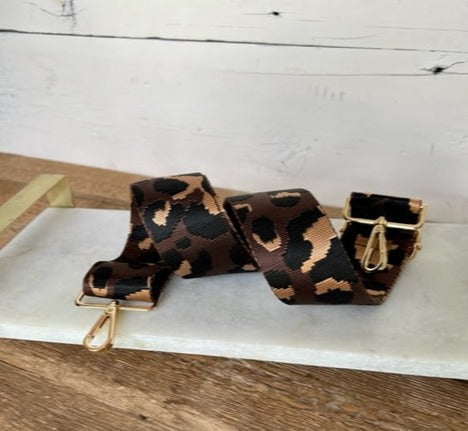 Bag Strap - Leopard Chocolate