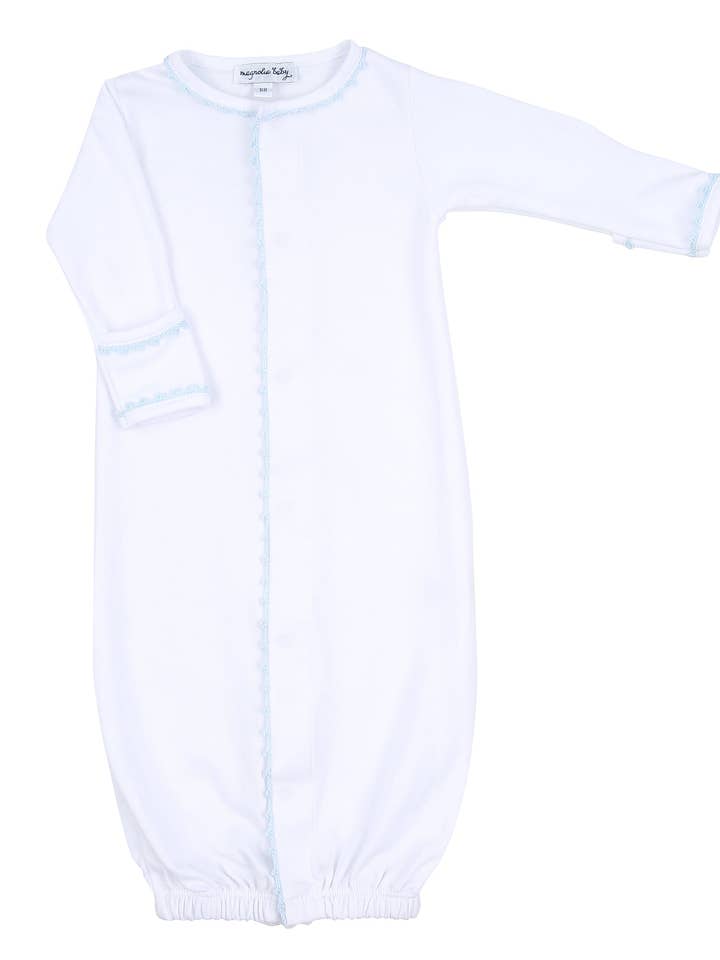 Baby Joy Converter | Blue Crochet Trim