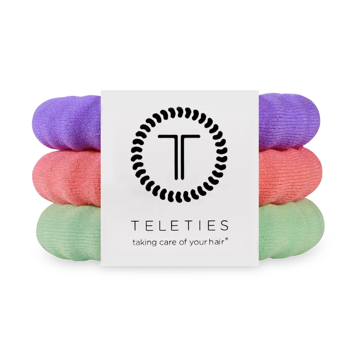 Teleties Nylon Hair Ties | Color Rush | Large